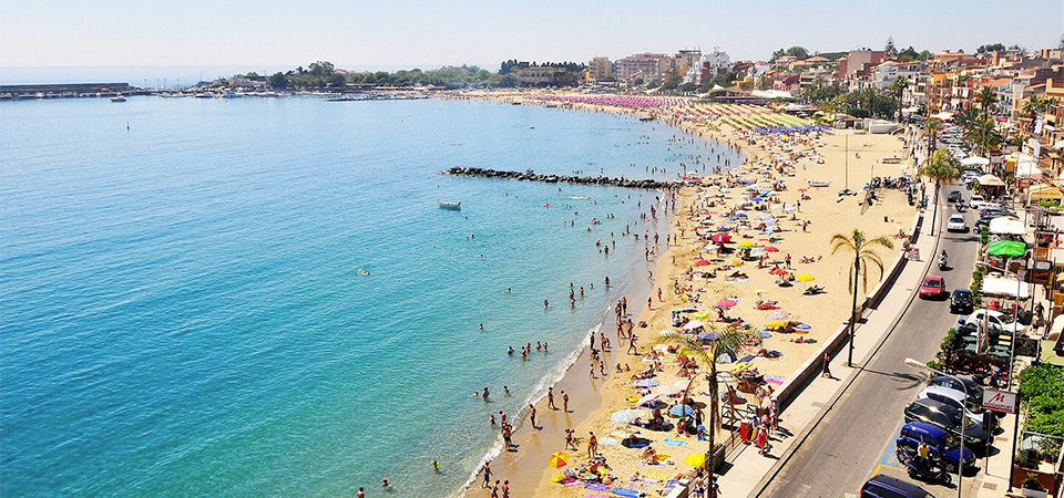 Beach of Giardini Naxos