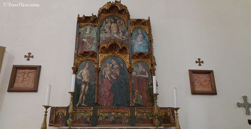 Polittico di Antonello De Saliba - Chiesa Duomo di Taormina Polittico di Antonello De Saliba - Chiesa Duomo di Taormina