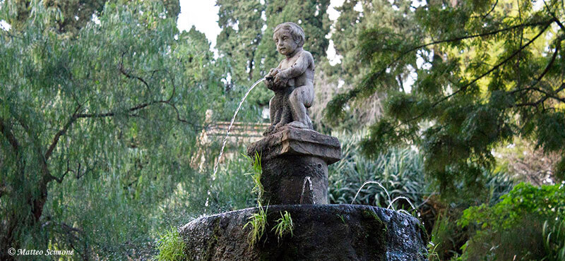 Public gardens in Taormina Public gardens in taormina